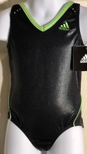 ADIDAS CHILDS BLACK GREEN FOIL