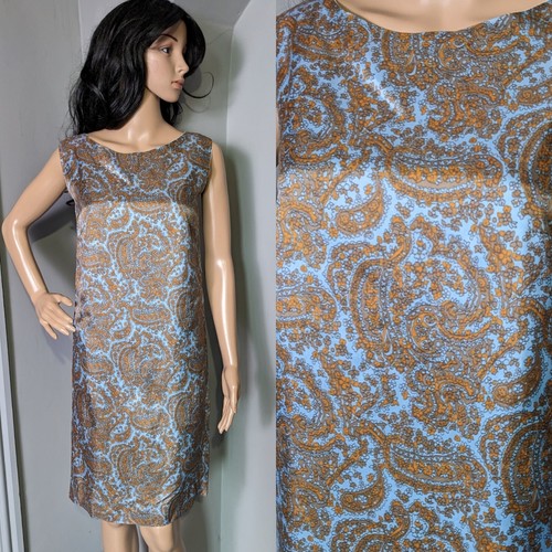 Vintage 60s blue orange - 60s,