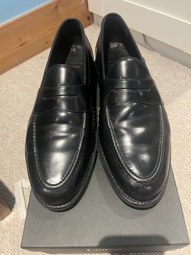 Loake imperial loafer black - loake,
