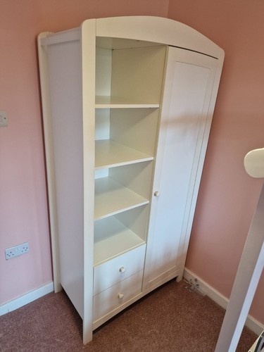 White children wardrobe - white, children's