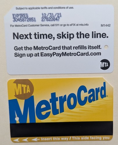 Metrocard next time skip the - metrocard,,