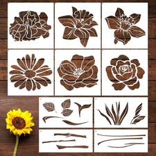Large Flower Stencils for