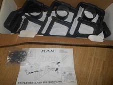 RAK TRIPLE SKI CLAMP SET - NEW OLD STOCK - AUSTRALIAN BUILD.