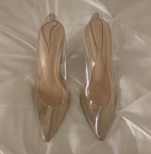 Womens clear pvc court heels - womens,