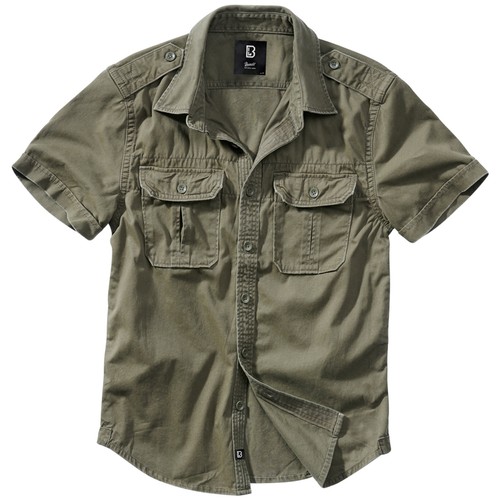 Brandit vintage shirt short - vintage,