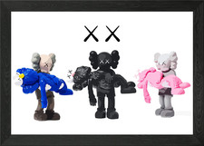 Kaws Framed Wall Art Poster