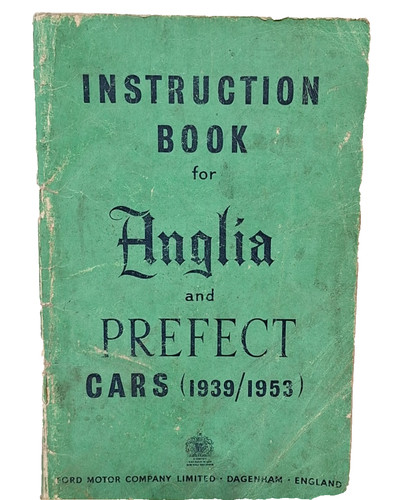 Instruction book for anglia - for,