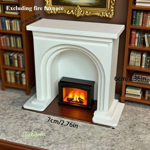 Fireplace scale dollhouse - fireplace,