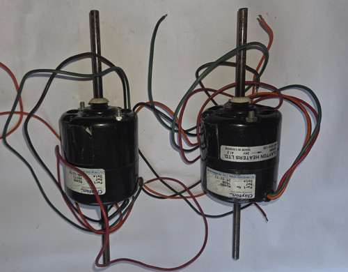 Pair clayton heater motors - pair,