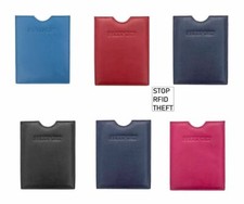 Prime Hide RFID Blocking Soft Leather Passport Holder slip in Cover