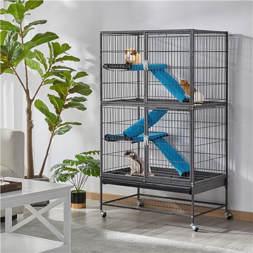 137cm rat cage - 2-story, rolling