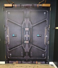 Futuristic double door wrap - futuristic,