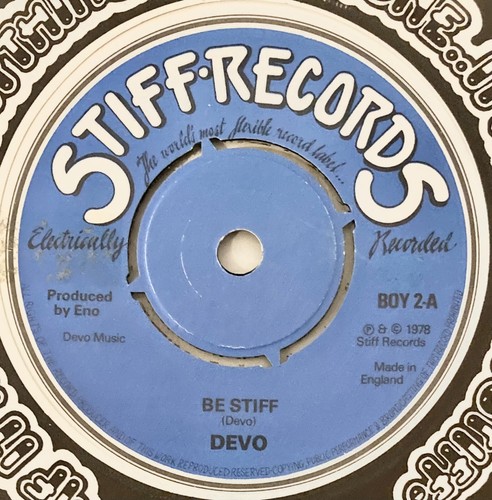 Devo stiff social fools - stiff,