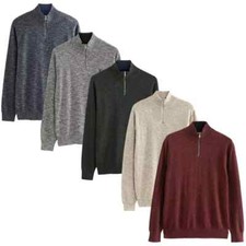 Mens N@@t Lightweight Zip Neck
