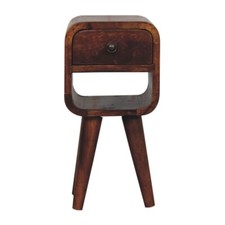 Chestnut Curve Bedside with