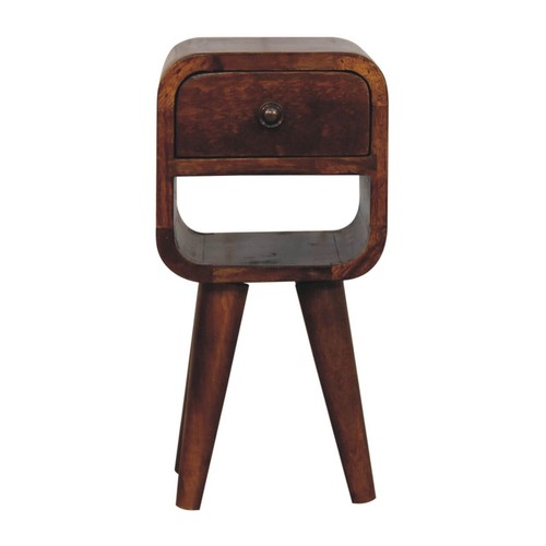 Chestnut curve bedside - curve, with