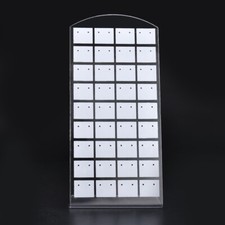 72 Holes Earring Ear Studs Showcase Stand Holder Organizer Display Rack UK