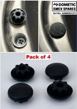 4 x Smev Dometic Black Screw Cap Covers Cog Sink Hob Cooker Motorhome Caravan