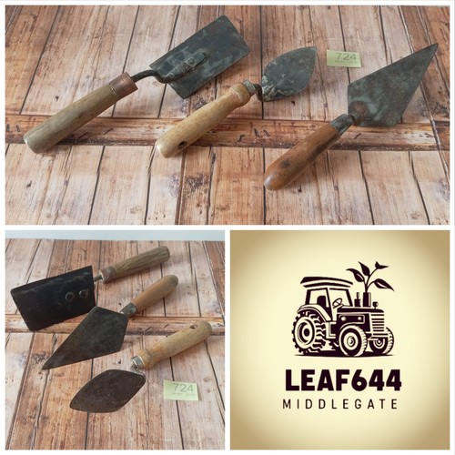 Bricklaying trowels old - bricklaying,