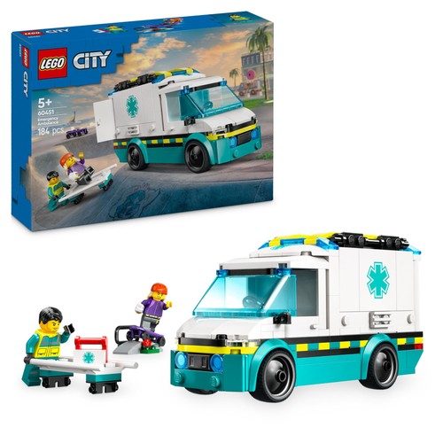 Lego city emergency - emergency, ambulance