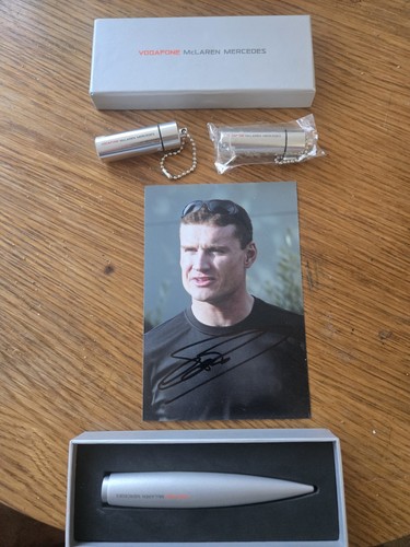 David coulthard signed photo - david,