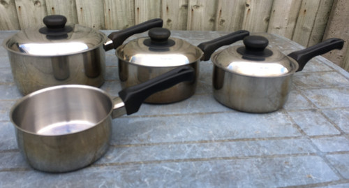 Set vintage stainless - vintage,