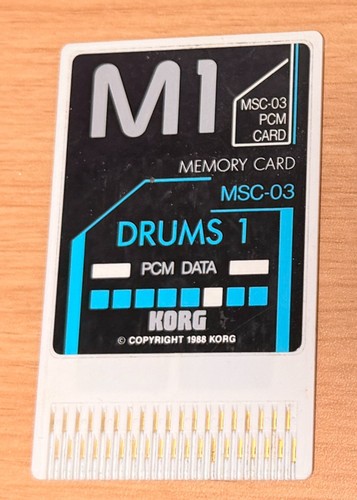 Korg drums memory card - drums,