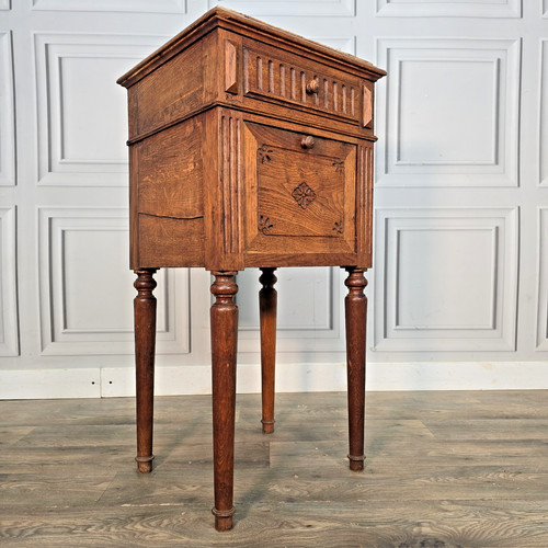 Antique oak pot - antique,