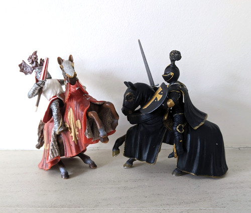 Schleich mounted knights - 2,