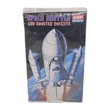 Academy Space Shuttle 1/288 Scale Model Kits Booster Rockets 1639 Sealed Boxed