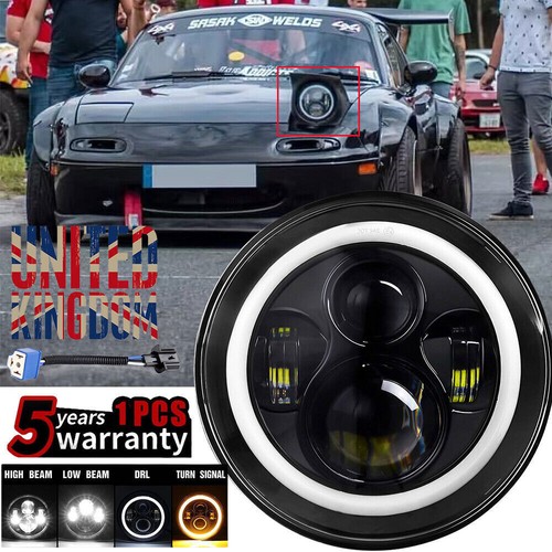 1pcs led headlight - 7",