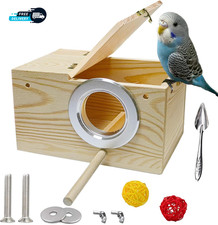 Bird nest parakeet - parakeet, box