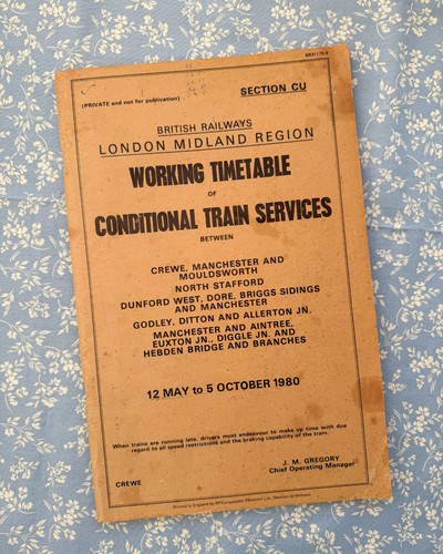 Original british rail working - rail,