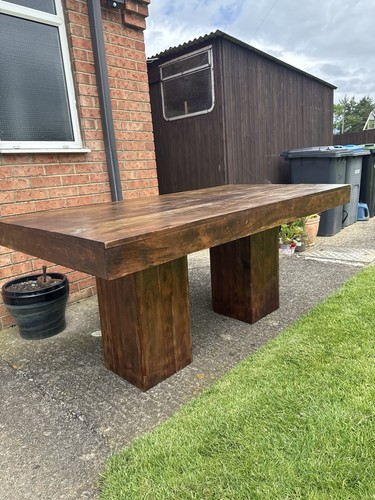 Solid oak table - solid,