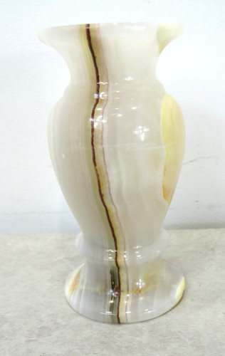 Onyx bud vase - bud, natural