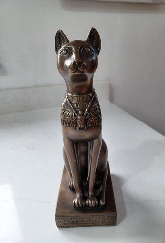 Bronze egyptian cat goddess - egyptian,
