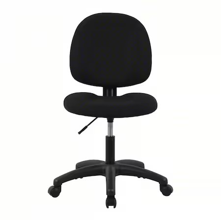 Task chair armless black - task,