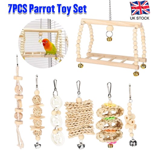 7pcs parrot toys - 7pcs,