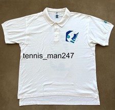 Nike John McEnroe Air Tech Challenge Court Tennis Polo Shirt Checkerboard Agassi