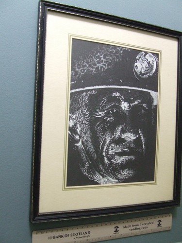 Vintage coal miner print - coal, b/w