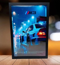 BMW M3 Framed A4 Wall Art