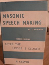 Masonic Speech Making J Walter