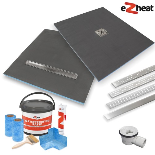 Wetroom kit walk - in,