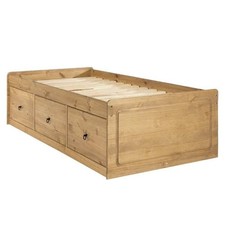 Pine cabin bed with - pine, drawers