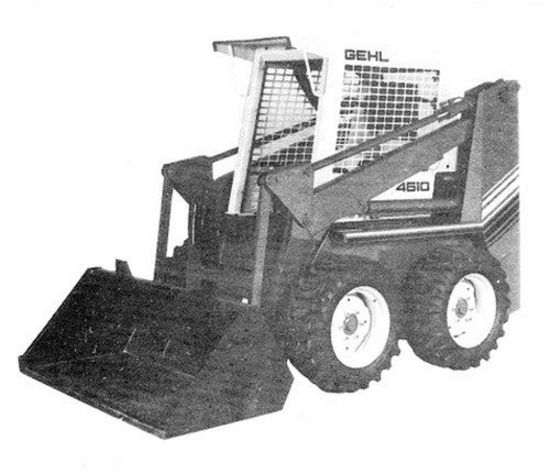 Gehl 4610 skid steer - skid, loader