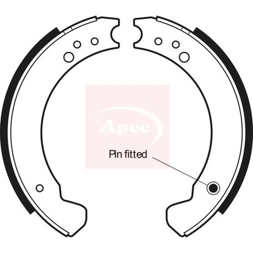 Apec brake shoe set axle - shoe, kit