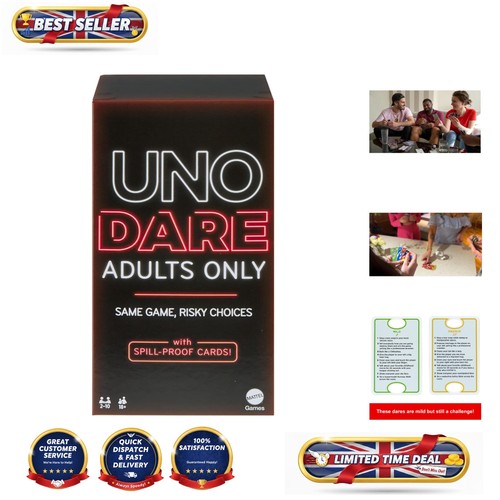 Uno dare adults only card - only, game