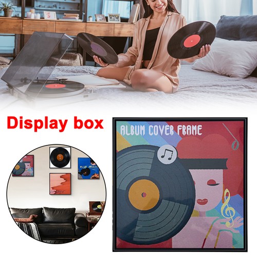 Vinyl record frame wall - 12",