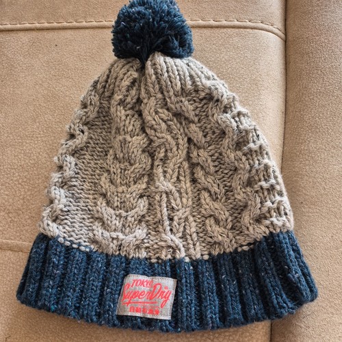 Superdry wooly hat beanie grey - wooly,