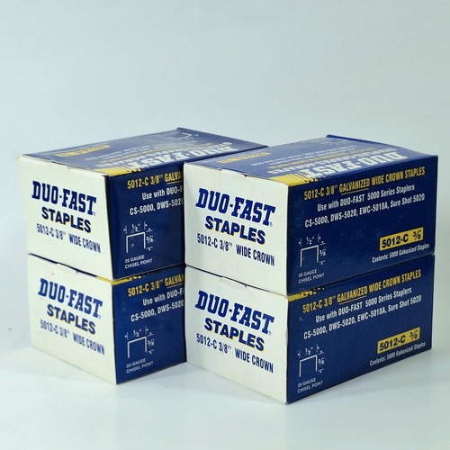 Duo fast staples 5012 - staples, 3/8”